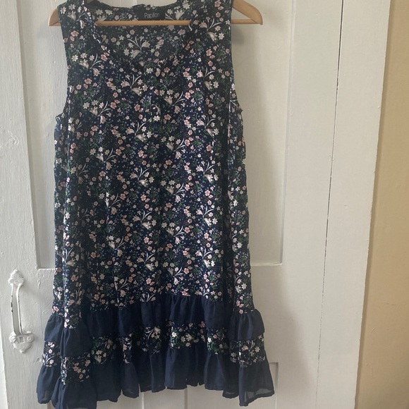 Papillion Dresses & Skirts - Papillon Navy and Pink Floral Dress/Tunic